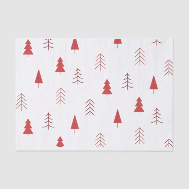 Weihnachtsbäume Seidenpapier (Vorderseite)