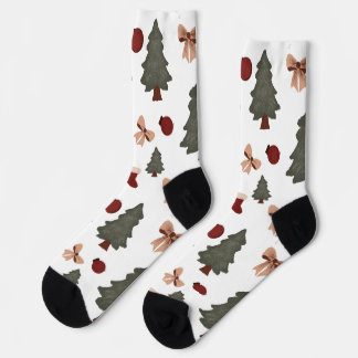 Weihnachtsbäume Socken