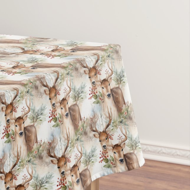 Weihnachtsbäume Tischdecke (Beispiel)