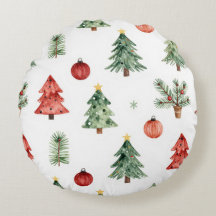 Weihnachtsbäume und Christbaumkugeln