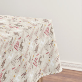 Weihnachtsbäume und Rentiere Tischdecke