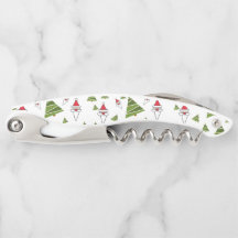 Weihnachtsbäume und Sankt