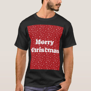 Weihnachtsbäume und Schneeflocken T - Shirt