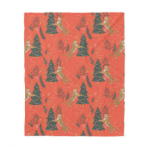 Weihnachtsbäume und Tigermuster