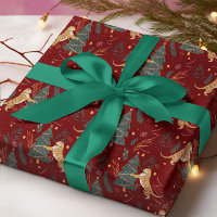 Weihnachtsbäume und Tigermuster
