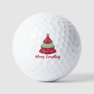 Weihnachtsbäume vergnügen den ganzen Urlaub Golfball