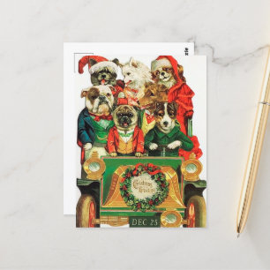 Weihnachtsbäume Weihnachtsfest Postkarte