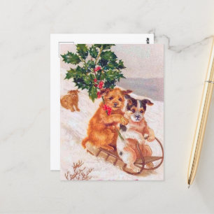 Weihnachtsbäume Weihnachtsfest Postkarte