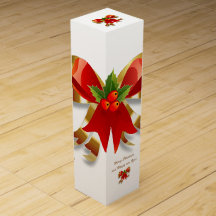 Weihnachtsbäume Weingeschenkbox