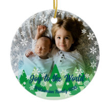 Weihnachtsbäume Weiße Schneeflocken Freude an der 