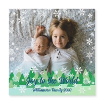 Weihnachtsbäume Weiße Schneeflocken Freude an der 