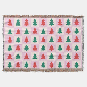 Weihnachtsbäume Wurfdecke Decke