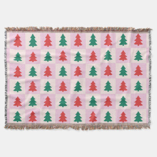 Weihnachtsbäume Wurfdecke Decke