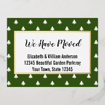 Weihnachtsbaumen Ankündigung zum Grünen und Weißen