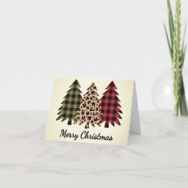 Weihnachtsbaumen Dankeskarte