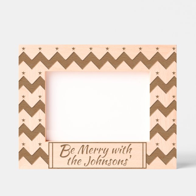 Weihnachtsbaumen Geätzte Rahmen (Vorderseite)