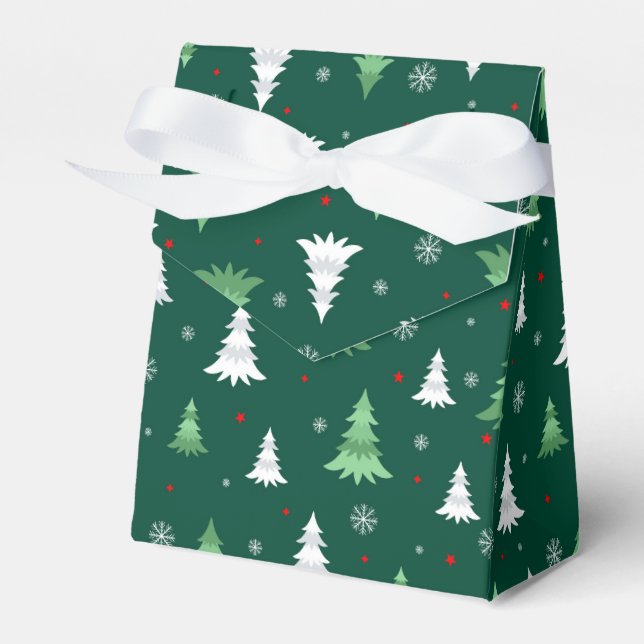 Weihnachtsbaumen Gefälligkeitsbox Geschenkschachtel (Vorderseite)