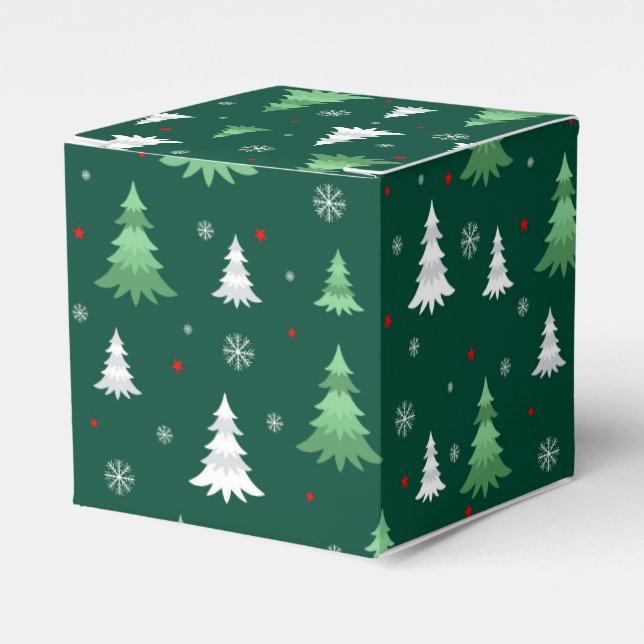 Weihnachtsbaumen Gefälligkeitsbox Geschenkschachtel (Vorderseite)