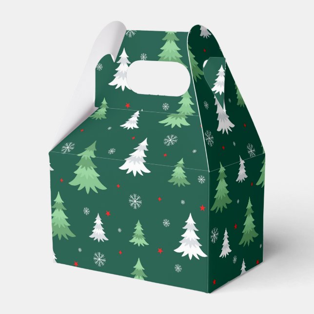 Weihnachtsbaumen Gefälligkeitsbox Geschenkschachtel (Vorderseite)