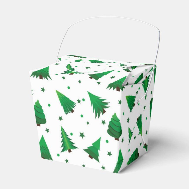 Weihnachtsbaumen Gefälligkeitsbox Geschenkschachtel (Vorderseite)