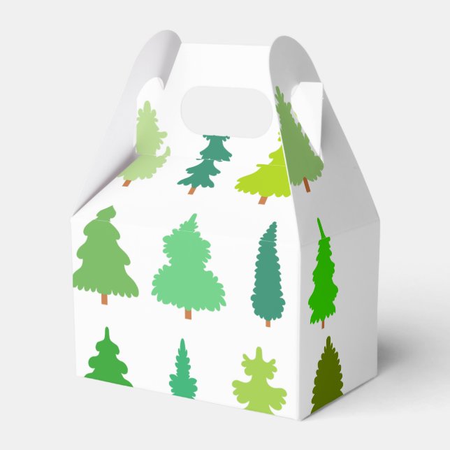 Weihnachtsbaumen Gefälligkeitsbox Geschenkschachtel (Vorderseite)