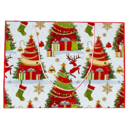 Weihnachtsbaumen Große Geschenktüte