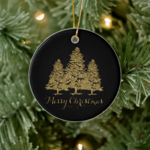 Weihnachtsbaumen Keramikornament