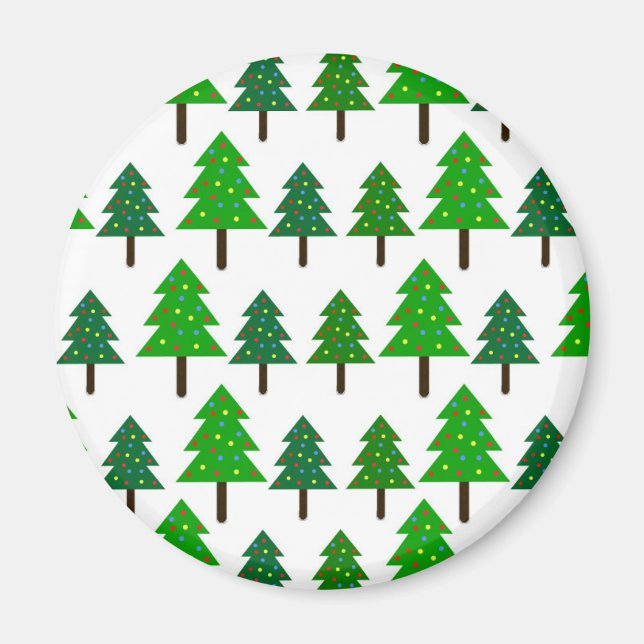 Weihnachtsbaumen Magnet (Vorne)
