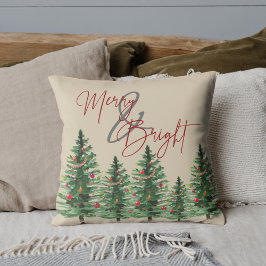 Weihnachtsbaumen | Merry & Bright | Kissen