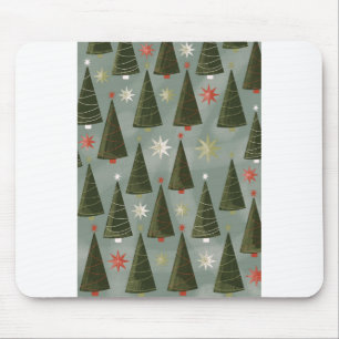 Weihnachtsbaumen Muster Tapete Pine Trees Mousepad