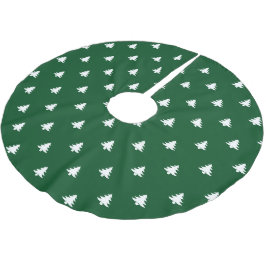 Weihnachtsbaumen niedliches, modernes Weiß Polyester Weihnachtsbaumdecke