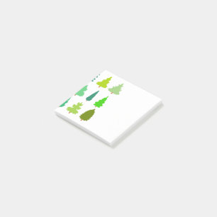 Weihnachtsbaumen Post-it Klebezettel