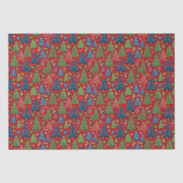 Weihnachtsbaumen Seidenpapier