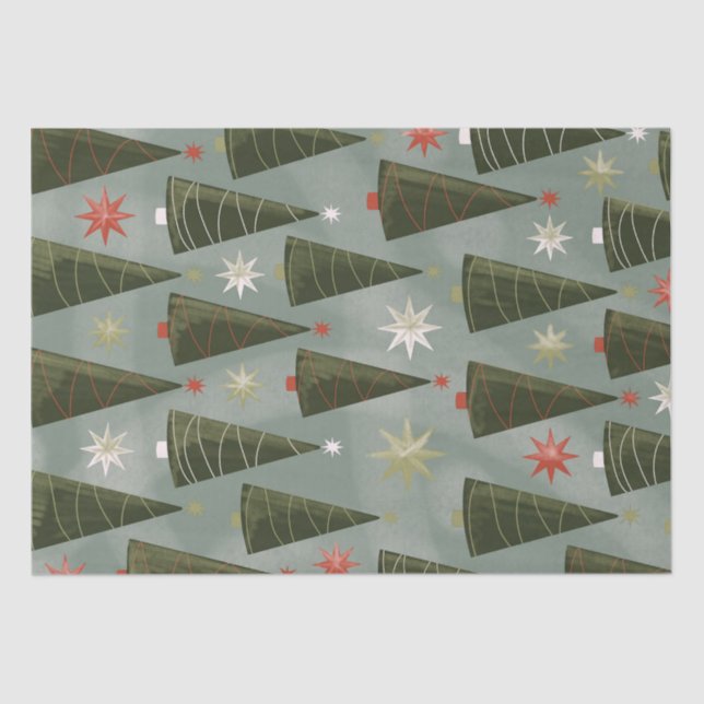 Weihnachtsbaumen Seidenpapier (Vorderseite)