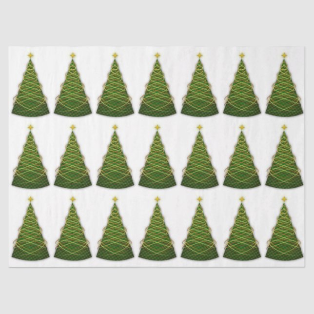 Weihnachtsbaumen Seidenpapier (Vorderseite)