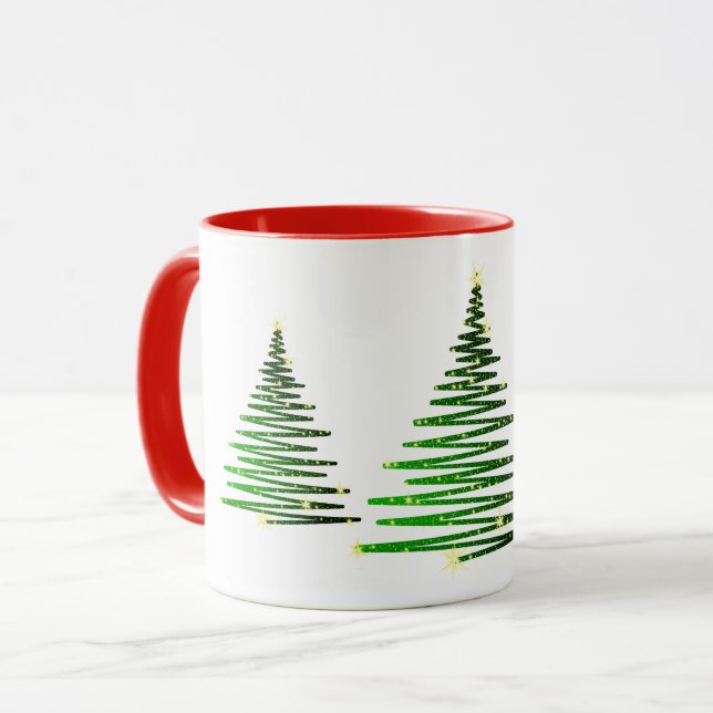 Weihnachtsbaumen - Tasse (Vorderseite Links)
