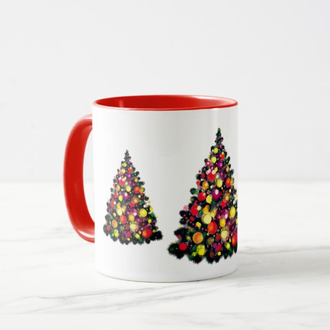 Weihnachtsbaumen - Tasse (Vorderseite Links)