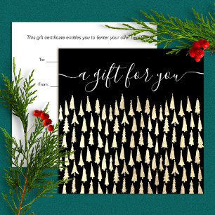 Weihnachtsbaumen Weihnachtsgeschenkgutschein