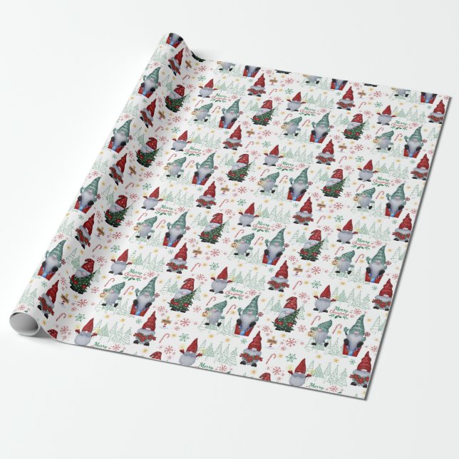 Weihnachtsbaumen-Wrapping Paper Geschenkpapier (Ungerollt)
