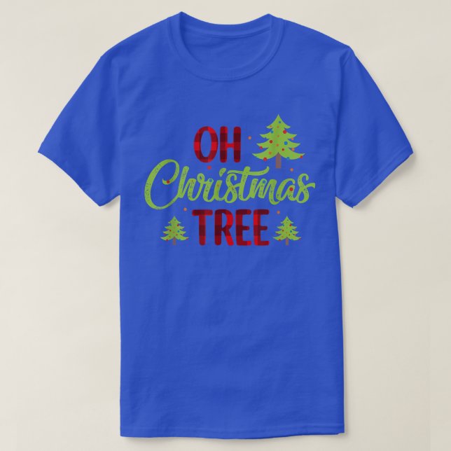 Weihnachtsbaumfamilie Matching Xmas Holiday Cus T-Shirt (Design vorne)