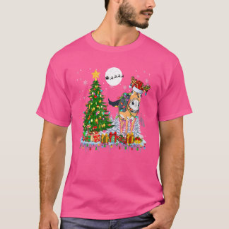 Weihnachtsbaumfamilie Santa Reindeer Donkey T-Shirt