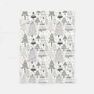 WeihnachtsBaumfarm, Goldpunktakzente Fleecedecke