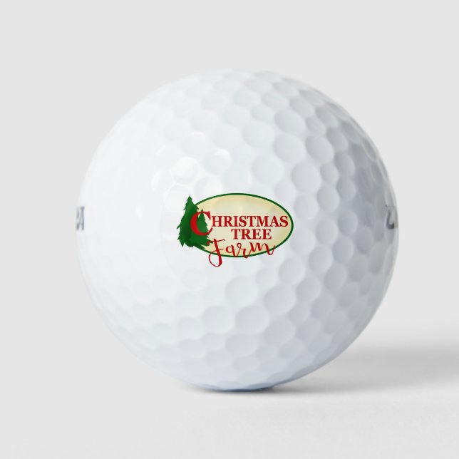 Weihnachtsbaumfarm Golfball (Vorderseite)