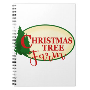 Weihnachtsbaumfarm Notizblock