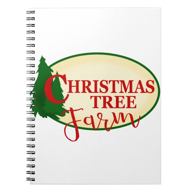 Weihnachtsbaumfarm Notizblock (Vorderseite)