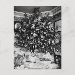 Weihnachtsbaumfotografie (1910) feiertagspostkarte