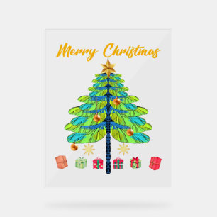 Weihnachtsbaumgeschenk für Dragonfly Acrylschild