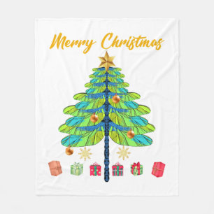 Weihnachtsbaumgeschenk für Dragonfly Fleecedecke