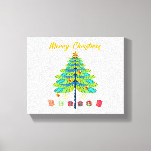 Weihnachtsbaumgeschenk für Dragonfly Leinwanddruck