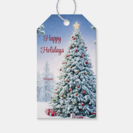 Weihnachtsbaumgeschenk-Tag Geschenkanhänger